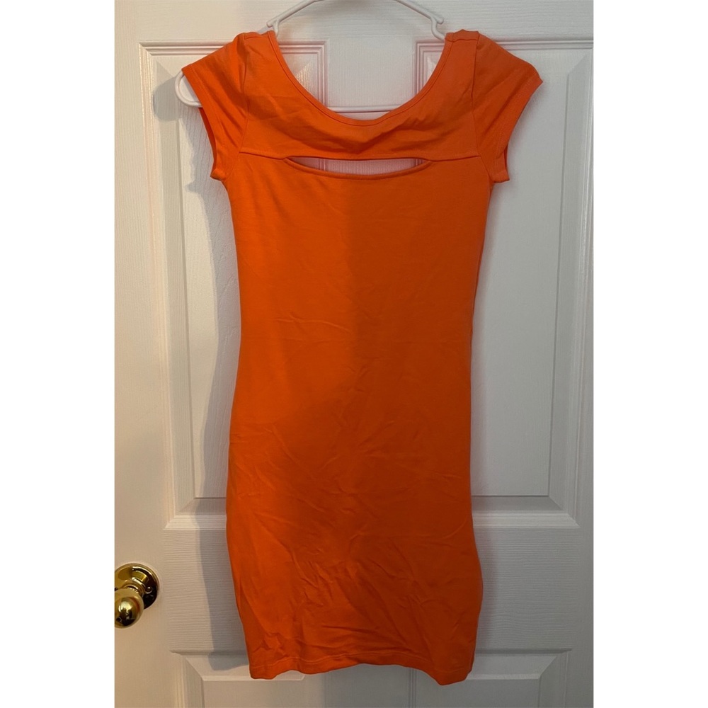 Orange Guess mini dress NWT